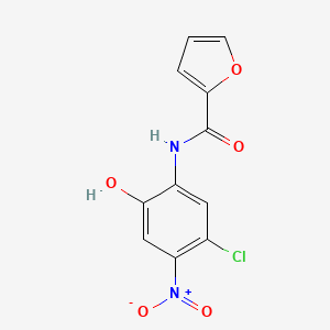 N-(5-Chloro-2-hydroxy-4-nitrophenyl)-2-furancarboxamide