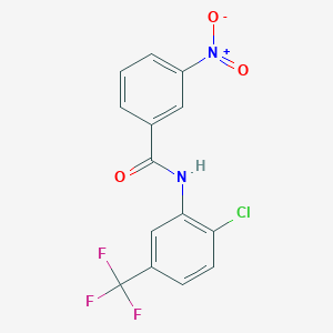 N-[2-chloro-5-(trifluoromethyl)phenyl]-3-nitrobenzamide