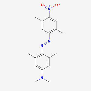 4-[(E)-(2,5-dimethyl-4-nitrophenyl)diazenyl]-N,N,3,5-tetramethylaniline