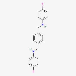 alpha,alpha'-Bis(4-fluoroanilino)-P-xylene