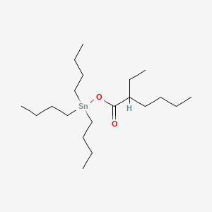 molecular formula C20H42O2Sn B15076656 Tributyltin 2-ethylhexanoate CAS No. 5035-67-6