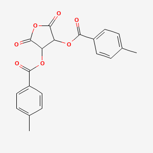 2,5-Dioxotetrahydrofuran-3,4-diyl bis(4-methylbenzoate)