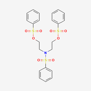 [(Phenylsulfonyl)imino]diethane-2,1-diyl dibenzenesulfonate