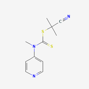 2-Cyanopropan-2-yl methyl(pyridin-4-yl)carbamodithioate