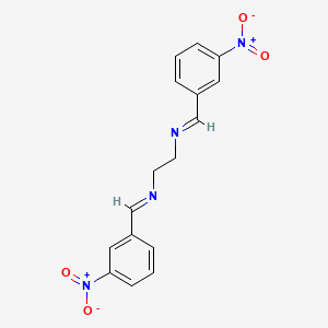 N~1~,N~2~-bis(3-nitrobenzylidene)-1,2-ethanediamine