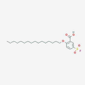 5-(Fluorosulfonyl)-2-(hexadecyloxy)benzoic acid