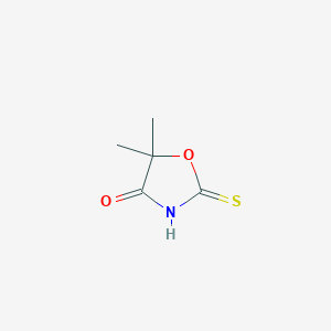 molecular formula C5H7NO2S B15076875 5,5-Dimethyl-2-thioxooxazolidin-4-one CAS No. 6453-39-0