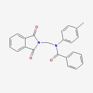 N-[(1,3-dioxoisoindol-2-yl)methyl]-N-(4-methylphenyl)benzamide