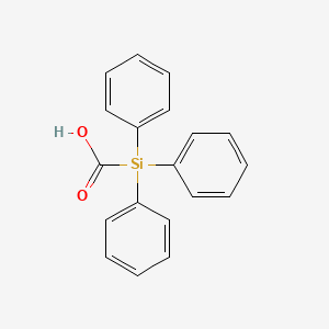 molecular formula C19H16O2Si B15076891 Triphenylsilanecarboxylic acid CAS No. 18670-88-7