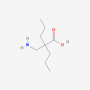 2-(Aminomethyl)-2-propylpentanoic acid