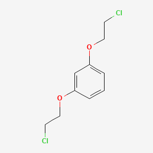 molecular formula C10H12Cl2O2 B15076942 Benzene, 1,3-bis(2-chloroethoxy)- CAS No. 63807-84-1