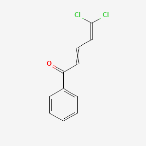 5,5-Dichloro-1-phenyl-2,4-pentadien-1-one