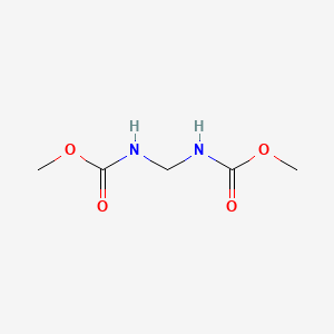 molecular formula C5H10N2O4 B15077020 N,N'-Methylenebis(methyl carbamate) 