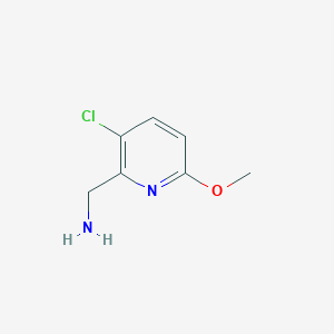 molecular formula C7H9ClN2O B1507719 (3-Chloro-6-methoxypyridin-2-yl)methanamine CAS No. 1060810-37-8