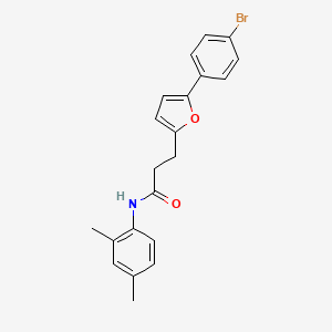 3-(5-(4-Bromophenyl)-2-furyl)-N-(2,4-dimethylphenyl)propanamide