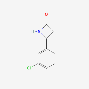 4-(3-Chlorophenyl)-2-azetidinone