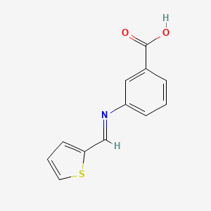 3-Carboxy-N-(2-thenylidene)aniline