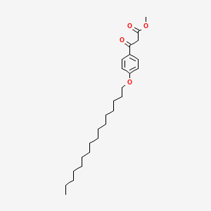 Methyl 3-(p-(hexadecyloxy)phenyl)-3-oxopropionate