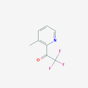 molecular formula C8H6F3NO B1507726 2,2,2-Trifluoro-1-(3-methylpyridin-2-yl)ethanone CAS No. 1060801-54-8