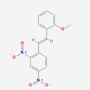 2-[(E)-2-(2,4-dinitrophenyl)ethenyl]phenyl methyl ether