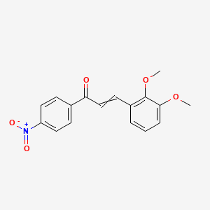 3-(2,3-Dimethoxyphenyl)-1-(4-nitrophenyl)-2-propen-1-one