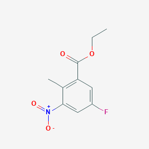 molecular formula C10H10FNO4 B1507734 Ethyl 5-fluoro-2-methyl-3-nitrobenzoate CAS No. 1342359-36-7