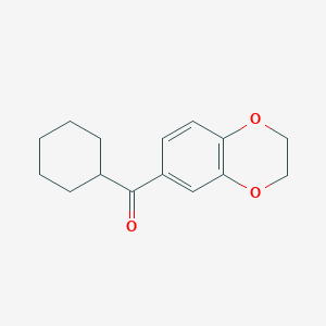 Cyclohexyl(2,3-dihydro-1,4-benzodioxin-6-yl)methanone