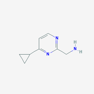 (4-Cyclopropylpyrimidin-2-YL)methanamine
