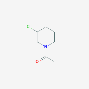 molecular formula C7H12ClNO B1507803 1-(3-Chloro-piperidin-1-yl)-ethanone CAS No. 1039553-78-0