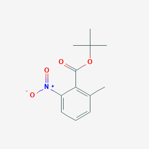 molecular formula C12H15NO4 B1507812 Benzoic acid, 2-methyl-6-nitro-, 1,1-dimethylethyl ester 