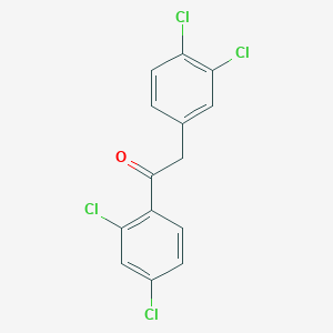 molecular formula C14H8Cl4O B1507825 1-(2,4-Dichlorophenyl)-2-(3,4-dichlorophenyl)ethanone 