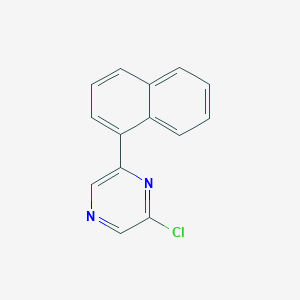 2-Chloro-6-(naphthalen-1-yl)pyrazine