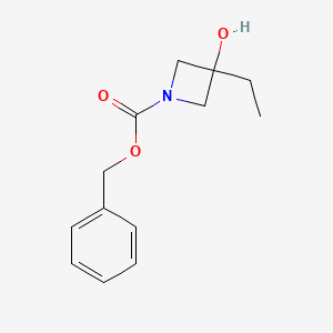molecular formula C13H17NO3 B1507839 Benzyl 3-ethyl-3-hydroxyazetidine-1-carboxylate CAS No. 1356109-43-7