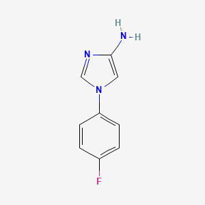 1-(4-fluorophenyl)-1H-imidazol-4-amine