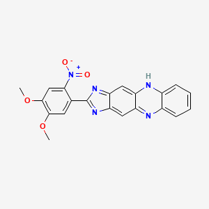 2-(4,5-dimethoxy-2-nitrophenyl)-1H-imidazo[4,5-b]phenazine