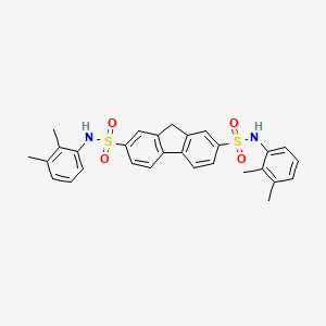 N2,N7-Bis(2,3-dimethylphenyl)-9H-fluorene-2,7-disulfonamide