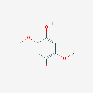 molecular formula C8H9FO3 B1507871 4-Fluoro-2,5-dimethoxyphenol CAS No. 1208078-31-2