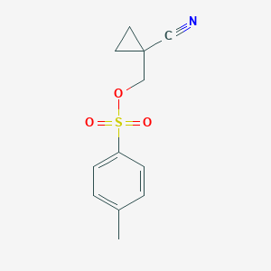 molecular formula C12H13NO3S B150788 (1-氰基环丙基)甲基 4-甲基苯磺酸酯 CAS No. 288569-60-8