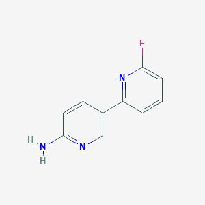 molecular formula C10H8FN3 B1507891 6-Fluoro-[2,3'-bipyridin]-6'-amine CAS No. 1177269-58-7