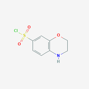 3,4-dihydro-2H-benzo[b][1,4]oxazine-7-sulfonyl chloride