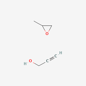 molecular formula C6H10O2 B1507903 2-Propyn-1-ol, compd. with methyloxirane CAS No. 38172-91-7