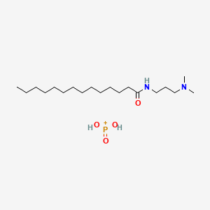 dihydroxy(oxo)phosphanium;N-[3-(dimethylamino)propyl]tetradecanamide