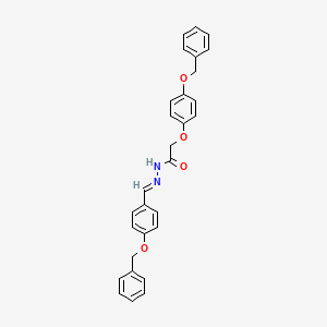 N'-(4-(Benzyloxy)benzylidene)-2-(4-(benzyloxy)phenoxy)acetohydrazide