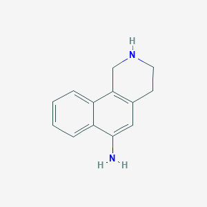 molecular formula C13H14N2 B1507912 1,2,3,4-Tetrahydrobenzo[h]isoquinolin-6-amine 