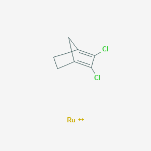 molecular formula C7H6Cl2Ru+2 B1507919 Dichloro-norbornadiene-ruthenium(II) CAS No. 48107-17-1