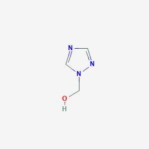 molecular formula C3H5N3O B150794 (1H-1,2,4-Triazol-1-yl)methanol CAS No. 74205-82-6