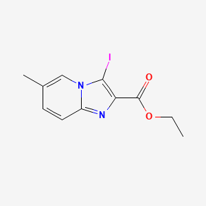 B1507940 Ethyl 3-iodo-6-methylimidazo[1,2-a]pyridine-2-carboxylate CAS No. 885276-50-6