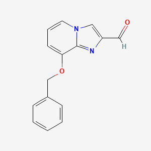 B1507942 8-(Benzyloxy)imidazo[1,2-a]pyridine-2-carbaldehyde CAS No. 885276-89-1