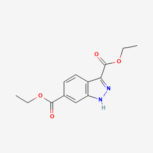 molecular formula C13H14N2O4 B1507944 diethyl 1H-indazole-3,6-dicarboxylate CAS No. 891782-58-4