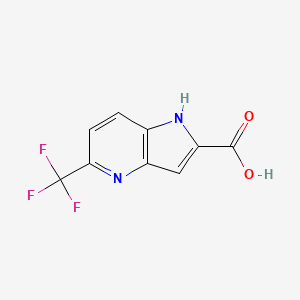 5-(Trifluoromethyl)-1H-pyrrolo[3,2-b]pyridine-2-carboxylic acid